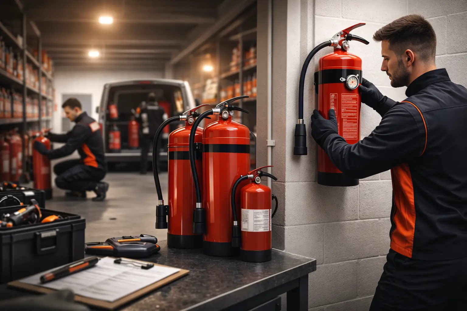 Supplying, Installing Fire Extinguishers ni